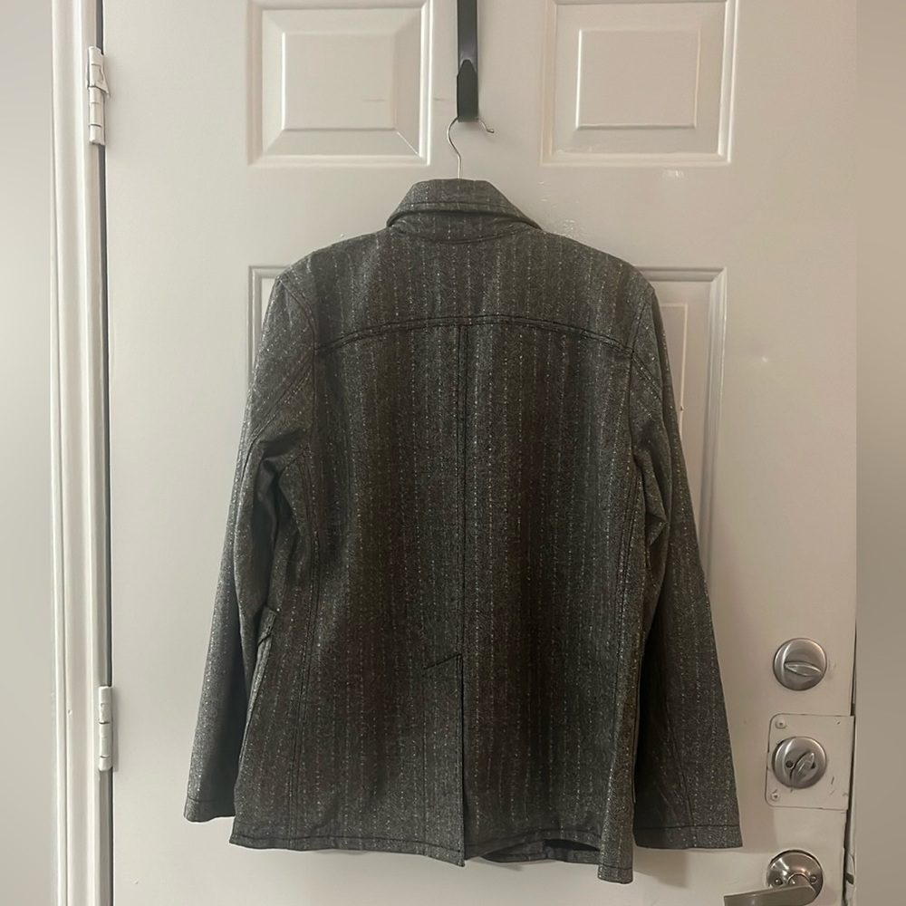 FREE PEOPLE Sandrine Rose Gray Empire Wool Blend Button Front
Jacket NWT - Picture 5 of 14